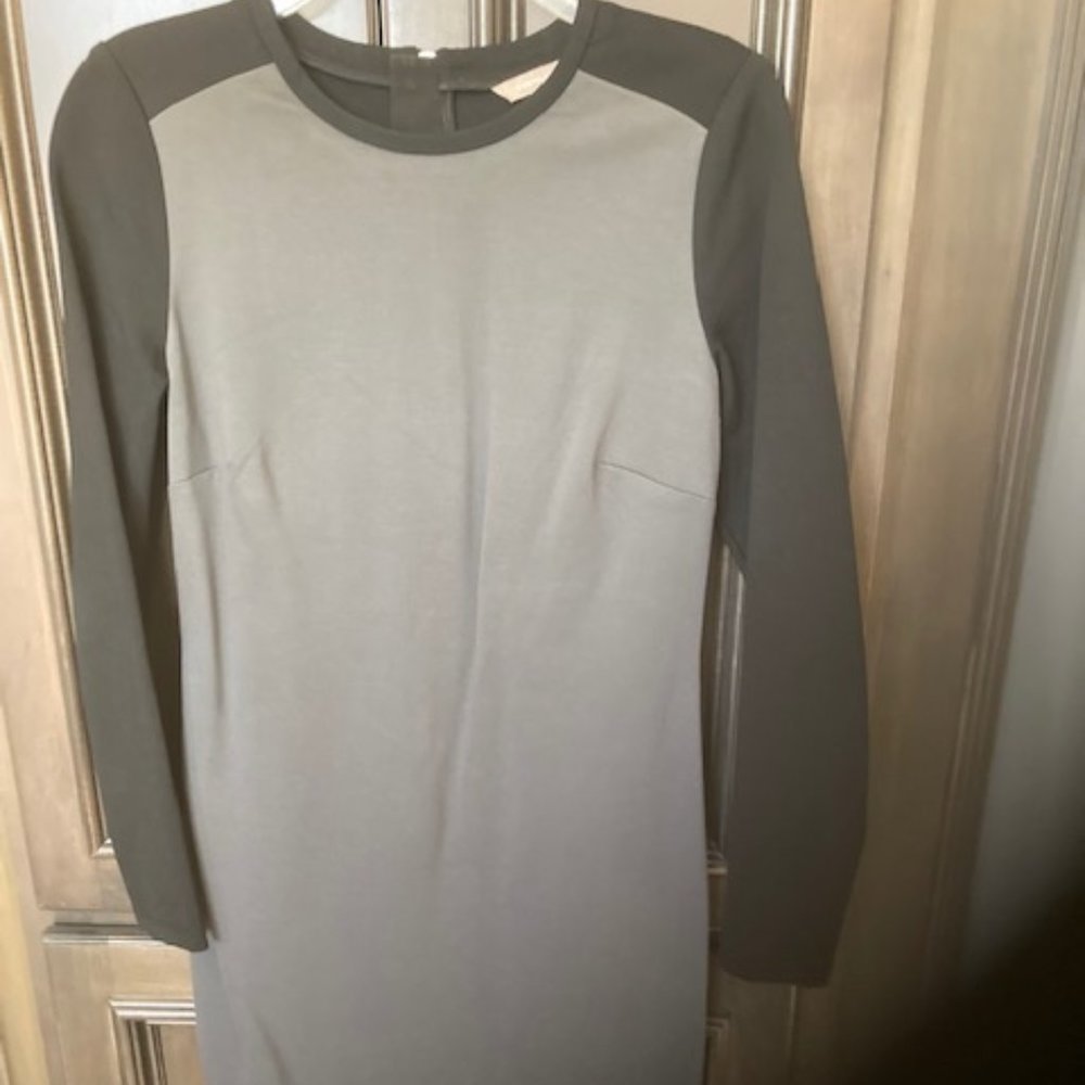 Banana Republic Color Block Long Sleeves Dress
